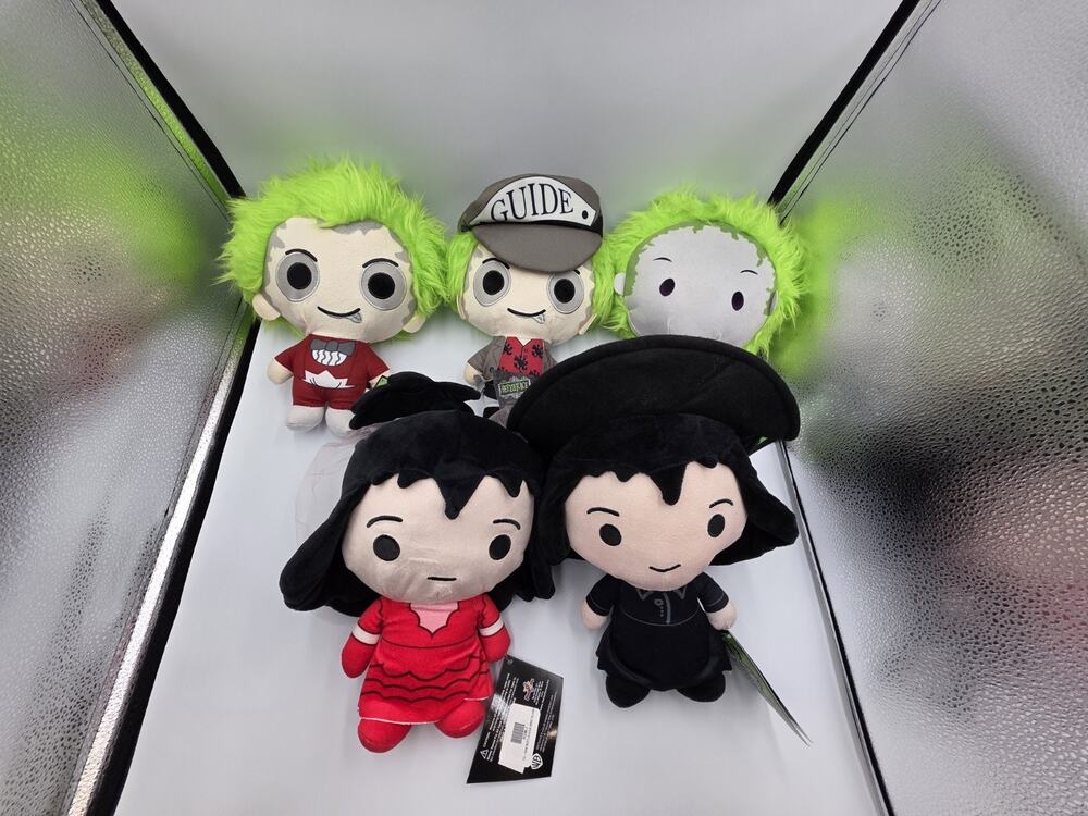 BEETLEJUICE Plush Set Of 5 / Rare-Limited Edition / Warner Bros / BRAND NEW 10"
